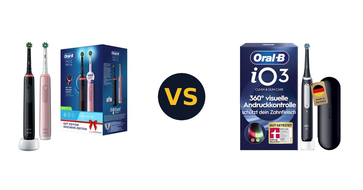 Aktueller Oral-B Elektrische Zahnbürste Vergleich 2026