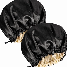 2 Stücke Seidenhaube Satin SchlafmüTze,Einstellbare Doppelseitige,Haube MüTze FüR Schlaf