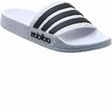 Adidas Adilette Shower, Herren Dusch- & Badeschuhe, Weiß (Ftwbla/Negbas 000), 42 EU