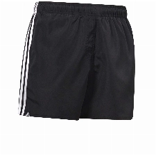 adidas Herren Badeshorts 3-Streifen, Black/White, XS, CV5137