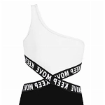 Alvivi Mädchen Badeanzug Bademode Einteiler Bikini Tankini mit Blumen Druck Kinder Sommer Schwimmanzug Badebekleidung Gr.98-176 A Schwarz 158-164