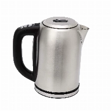 Amazon Basics Edelstahlwasserkocher mit Digitalanzeige, Strix-Controller, Warmhaltefunktion, Temperaturregelung, 1,7 l (EU-Stecker), Silber