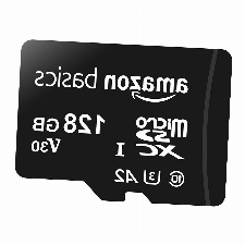 Amazon Basics – MicroSDXC-Speicherkarte, 128 GB, mit SD-Adapter, A2, U3, 100 MB/s max. Lesegeschwindigkeit, Schwarz