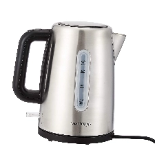 Amazon Basics tragbarer Edelstahl-Wasserkocher - 1,7 l, silber