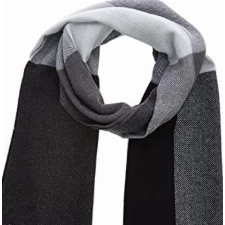 Amazon Brand - HIKARO Damen und Herren karierter XXL Winterschal mit Plaid Karo-Muster - Deckenschal 60 x 200 cm - Stola Schal warm und weich