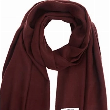 Amazon Brand - HIKARO Schal für Damen & Herren - Oversized Deckenschal 60 x 200 cm - Einfarbiger XXL Winterschal - Warm und weich - Schlauchschal, Loop, Stola …