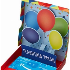 Amazon.de Geschenkkarte in Geschenkbox (Geburtstagsüberraschung)