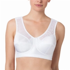 Anita Damen Bügelloser BH Entlastungs Mylena, Einfarbig, Gr. 85E, Weiß (weiß 006)