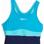 Aqua Speed Mädchen Emily Girls Swimwear Badeanzug, Blau(navy/Turquoise/Light Turquoise), 158 EU