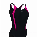 ARENA Damen Bodylift Badeanzug Lola U Back B-Cup 5582 Black-Rose Violet 44