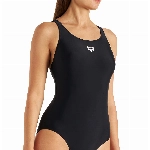 arena Damen Dynamo Einteiler, aus schnell trocknendem MaxFit-Gewebe, chlor- und salzbeständig, UV50-Schutz, Schwarz (Black), 42