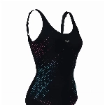 ARENA Damen Women's Bodylift Swimsuit Amalia Wing Back Badeanz ge, Schwarz, 48 EU