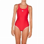 arena Dynamo Damen-Einteiler, aus schnell trocknendem MaxFit-Gewebe, chlor- und salzbeständig, UV50-Schutz, Rot (Red), 38