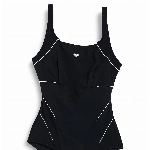 arena Jewel Low Einteiliger Badeanzug Damen C-Cup, Figurformender Bodylift Badeanzug, Powermesh-Technologie und Chlorbeständiger Sensitive-Fit-Stoff