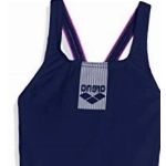 ARENA Mädchen Sport Badeanzug Basics, Navy-provenza, 152