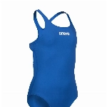 ARENA mädchen Team Swimsuit Swim Pro Solid badeanzüge, Royal-white, 128 EU