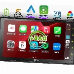 ATOTO F7XE Eingebaute DAB/DAB+ Armaturenbrett-Einbau-Videogeräte, Wireless CarPlay & Kabelloses Android Auto, 7-Zoll-QLED-Touchscreen, Mirror Link, Bluetooth, HD LRV, Schnell-Ladung, F7G2B7XED