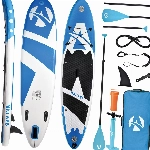 Aviner Stand Up Paddling Board, Aufblasbares SUP Board Set Wassersport, 150KG Max/ 305×71×15cm, Premium Stand Up Paddle Surfbrett mit Komplettes Zubehör, Boards für Kinder & Erwachsene, Dunkelblau