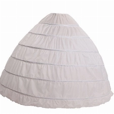 BEAUTELICATE Petticoat Reifrock Unterröcke Damen Lang Fur Brautkleid Hochzeitskleid Vintage Crinoline Underskirt., Weiß, Einheitsgröße