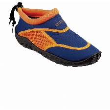 BECO Badeschuhe / Surfschuhe für Kinder blau/orange 33