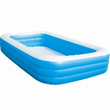 Bestway Family Pool Deluxe, aufblasbares Kinder-Planschbecken 305 x 183 x 56 cm