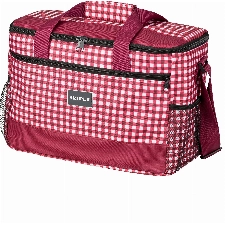 B.PRIME 20L Kühltasche Classic Vichy-KARO I 36x26x22cm I Isoliertasche I Lunch-Tasche I Kühlbox I Picknick-Tasche I Eistasche I Campingtasche I Picknick I Outdoor I Reisen I Einkauf I Auto