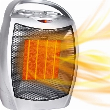 Brightown Keramik Heizlüfter, Energiesparend Heizungslüfter Elektroheizung Heizung Heizgeräte mit Überhitzungsschutz Klein Elektrisch Heitz Lüfter 3 Modi Elektro-Heizung Für Wohnräume Büro