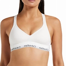 Calvin Klein Damen BH Bralette Lift Gepolstert , Weiß (White), L
