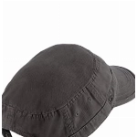 camel active Herren Kuba Cap aus gewaschenem Canvas Grau-Braun Menswear-OS