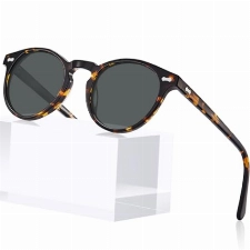 CARFIA Runde Sonnenbrille für Damen Polarisierte Frauen Sunglasses mit 100% UV Schutz