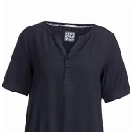 Cecil Damen B343930 Shirtbluse, Deep Blue, XL EU