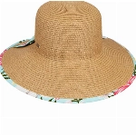 CHILLOUTS Damen Long Beach Sonnenhut, 82 Brown, XS EU