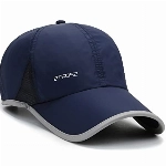 CLAPE Atmungsaktiv Sport Kappe Schnelltrocknend Mesh Basecap Wasserdicht Kappe Herren UPF50+ Sun Cap Unstructured Dad Cap Schildkappe