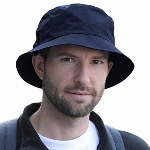 Comhats Herren Regenhut Outdoor Sonnenhut Hut, Safari Wanderhut Buschhut, Sommerhut UV Schutz 50, Wasserdicht, Faltbarer Angelhut für Männer, Hat für regenmütze regenkappe Marine Blau XL XXL 61-64 cm