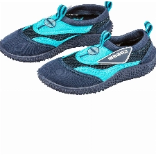 Cressi Coral Jr - Kinder Badeschuhe für Pool und Strand, Mehrfarbig (Blau/Hellblau), 34 EU