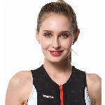 Cressi Damen Neopren Badeanzug Termico 2mm Neoprenanzug, Schwarz/Orange, L/4