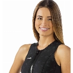 Cressi Termico Ultraspan 2mm - Damen Neopren Badeanzug, Schwarz/Logo Rosa, Gr. M/3