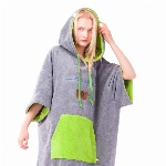 CULTHOOD Wickeltuch Poncho mit Tasche - Ändern Sie mit Stil Ihre Surf-und Badeanzug/Kleidung in der Öffentlichkeit - viele Farben - Größe für Erwachsene die von Wakeboarding Champions anerkannt sind