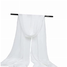 Damenschal aus Chiffon, für Brautjungfern Hochzeit Party Abendkleid, Shawl-01-Ivory, Elfenbein, - Elfenbeinfarben - Gr. Ivory