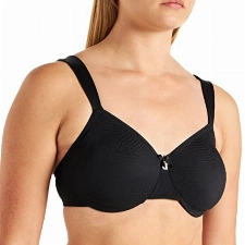 DELIMIRA Damen Minimizer BH - Bügel Klassischer Große Größen BH Schwarz 85E