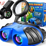 Dislocati Fernglas für Kinder ab 3-12 Jahre, Spielzeug Junge 3-10 Jahre Weihnachten Geschenk Kinder Kleine Geschenke Für Kinder Outdoor Spielzeug Entdecker Set Für Kinder Lupe Kompass Kinder