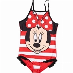 Disney Minnie Mouse Badeanzug für Mädchen Schwimmhose Kinder Mehrfarbig Bunt (as3, Numeric, Numeric_122, Numeric_128, Regular, 122-128)