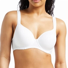 Dorina Damen T-Shirt T-Shirt BH Rachel D1082A, Einfarbig, Gr. 85B, Weiß (Weiß (White A00) A00)