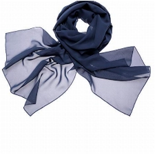 Dresstells Chiffon Schal Stola für Abendkleider in Verschiedenen Farben Navy 180cmX72cm/ Small