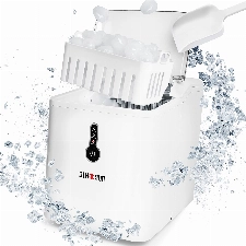 Duronic ICM120 Automatische Eiswürfelmaschine | 9 Eiswürfel in 7-9 min | 1,5 L Wassertank | Bis zu 12 kg pro 24 Stunden | 600 g Kapazität | Eismaschine 120W | Eiswürfelbereiter