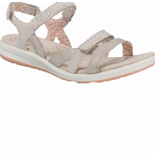 ECCO Damen CRUISE II Flat Sandal, Beige (SIVER GREY/GRAVEL/ROSE DUST), 42 EU