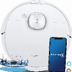 ECOVACS DEEBOT N8 Saugroboter mit Wischfunktion 2300Pa (Präzise dToF Lasernavigation, Teppicherkennung, Individuelle Raumreinigungspläne, Kartierung mehrerer Etagen) für Tierhaare Teppich Hartboden