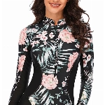 Ecupper Damen Badeanzug Nassanzüge Kurz Für Surfen Schwimmen Shorty Surfing