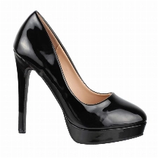 Elara Plateau Pumps Damen High Heels Stiletto Spitz Schuhe Chunkyrayan C-1 Black-38