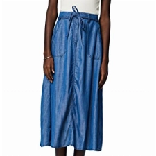 ESPRIT Aus Tencel™: Midi-Rock in Jeans-Optik